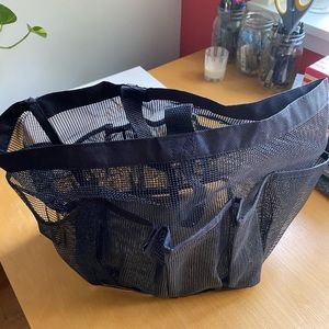 NWOT MESH SHOWER BAG